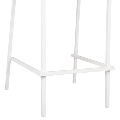 OLYMPIAS METAL BAR STOOL IN WHITE 47x58x111