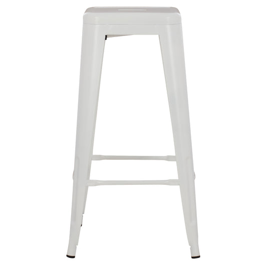 ΣΚΑΜΠΟ ΜΠΑΡ ΜΕΤΑΛΛΙΚΟ MELITA PRO ΣΕ ΛΕΥΚΟ ΜΑΤ 43x43x78