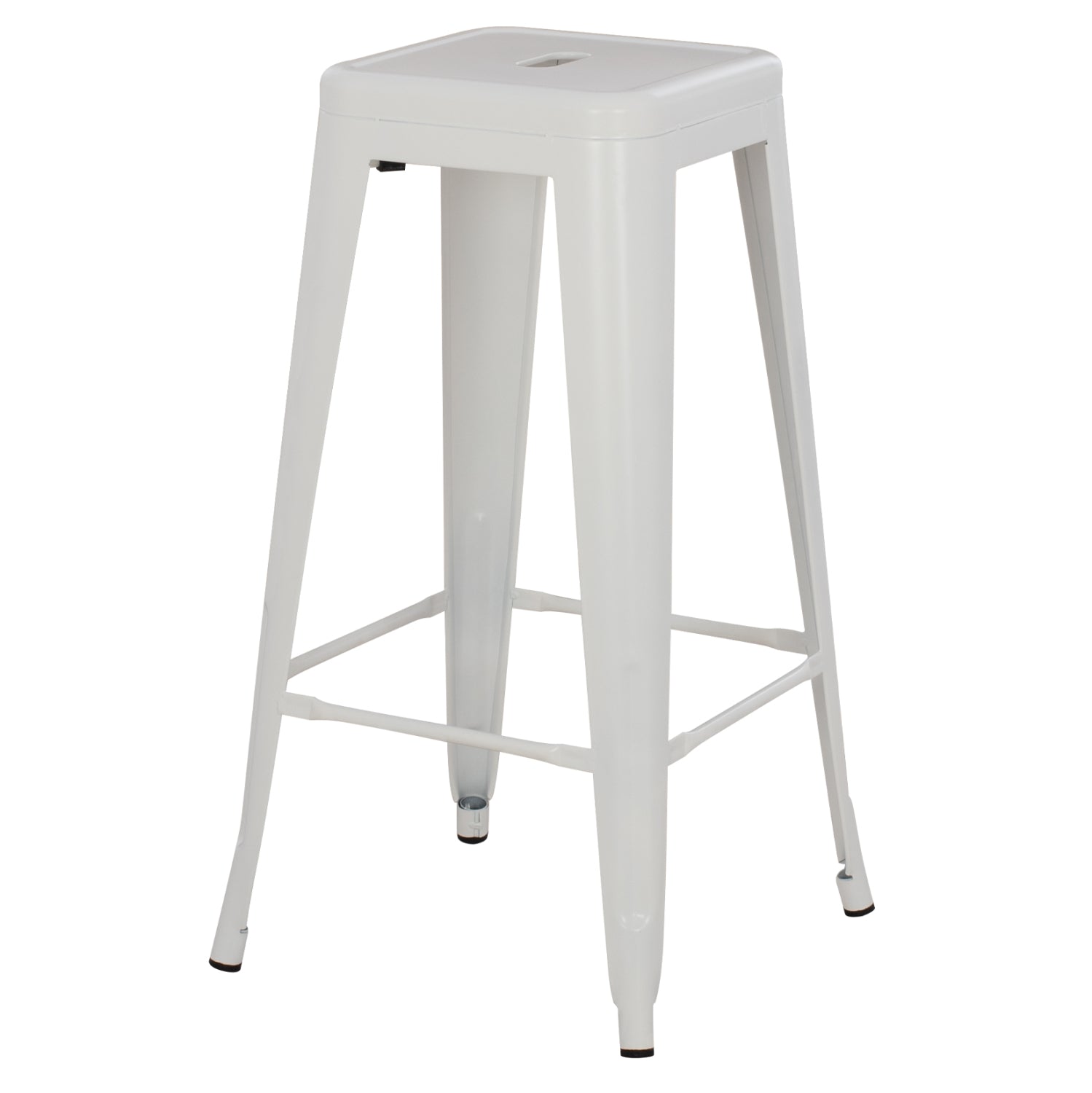 ΣΚΑΜΠΟ ΜΠΑΡ ΜΕΤΑΛΛΙΚΟ MELITA PRO ΣΕ ΛΕΥΚΟ ΜΑΤ 43x43x78