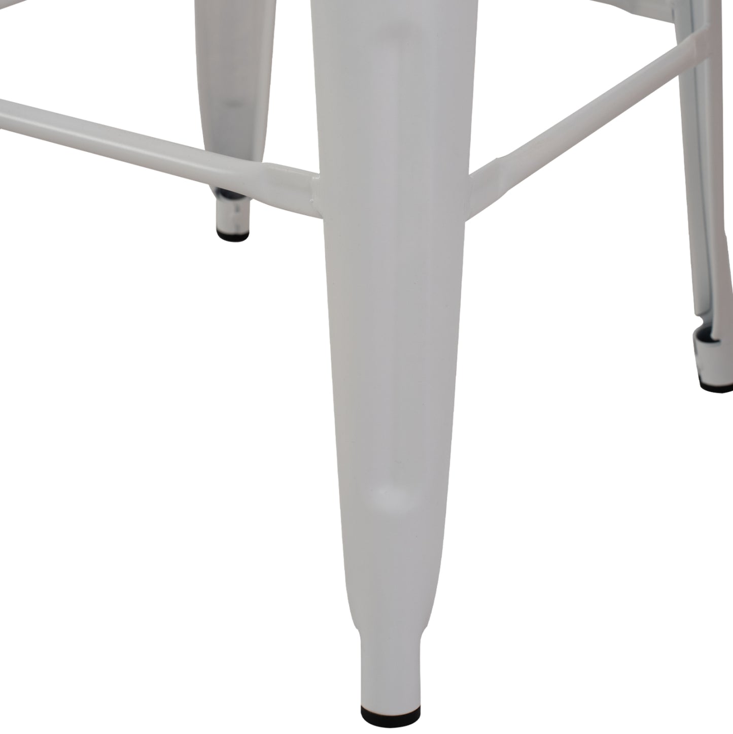 ΣΚΑΜΠΟ ΜΠΑΡ ΜΕΤΑΛΛΙΚΟ MELITA PRO ΣΕ ΛΕΥΚΟ ΜΑΤ 43x43x78
