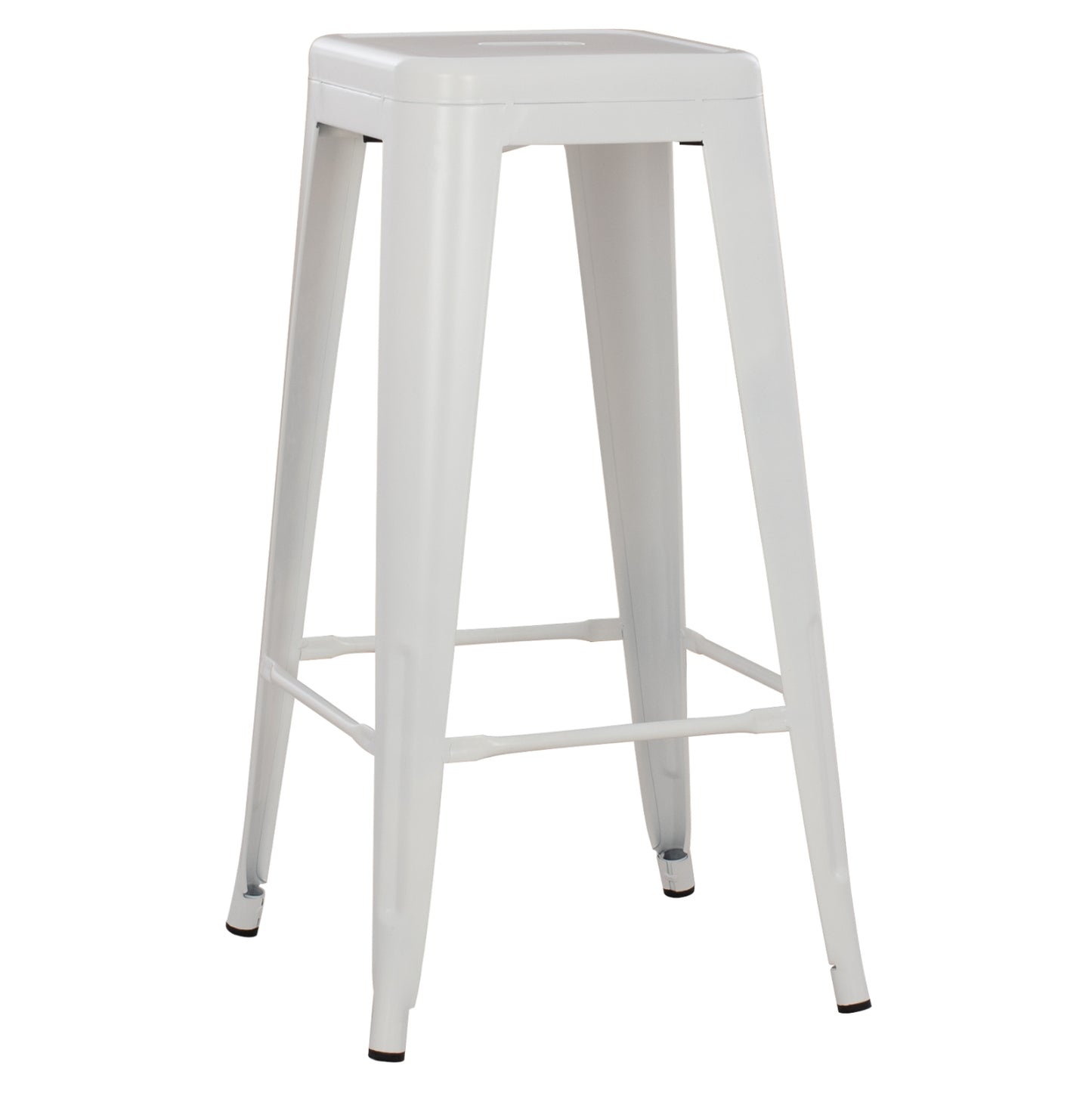 ΣΚΑΜΠΟ ΜΠΑΡ ΜΕΤΑΛΛΙΚΟ MELITA PRO ΣΕ ΛΕΥΚΟ ΜΑΤ 43x43x78