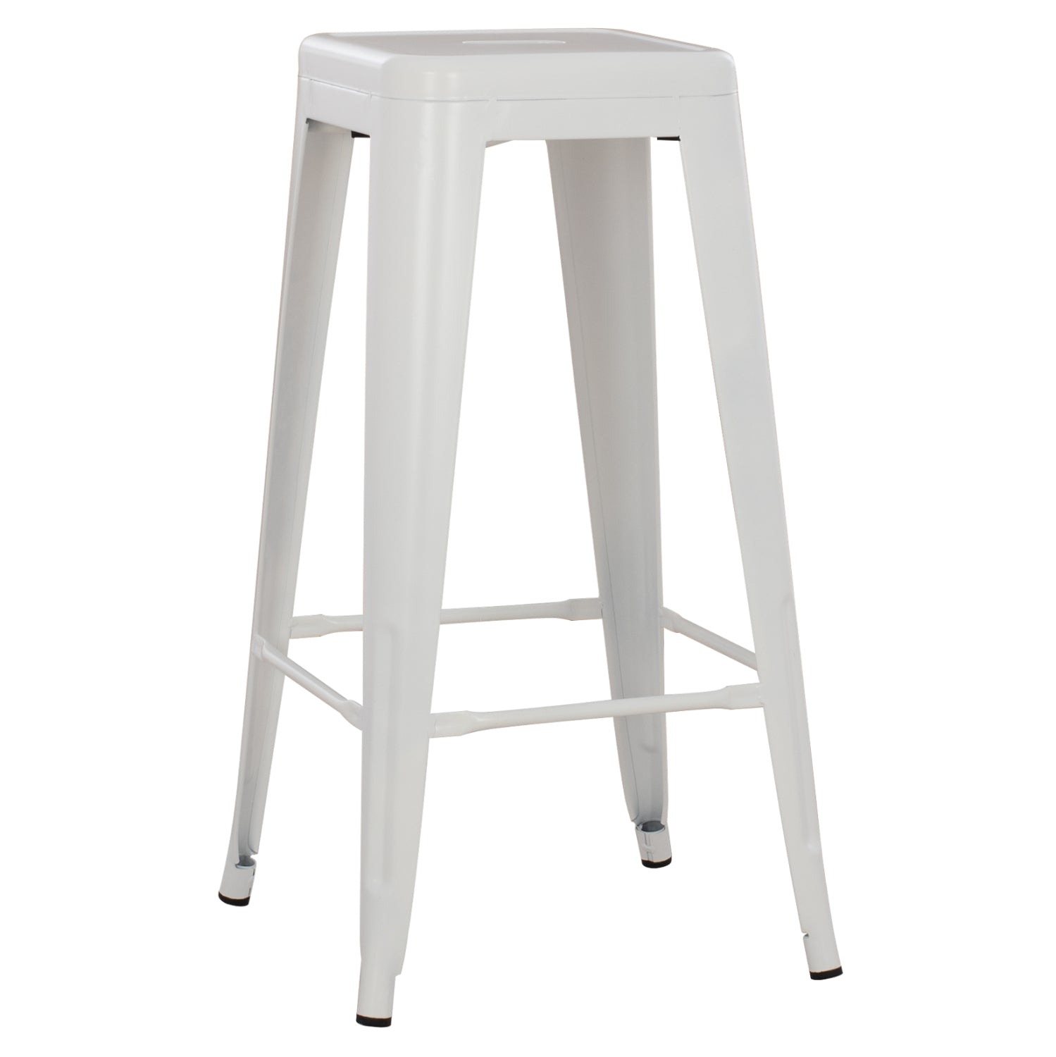 ΣΚΑΜΠΟ ΜΠΑΡ ΜΕΤΑΛΛΙΚΟ MELITA PRO ΣΕ ΛΕΥΚΟ ΜΑΤ 43x43x78