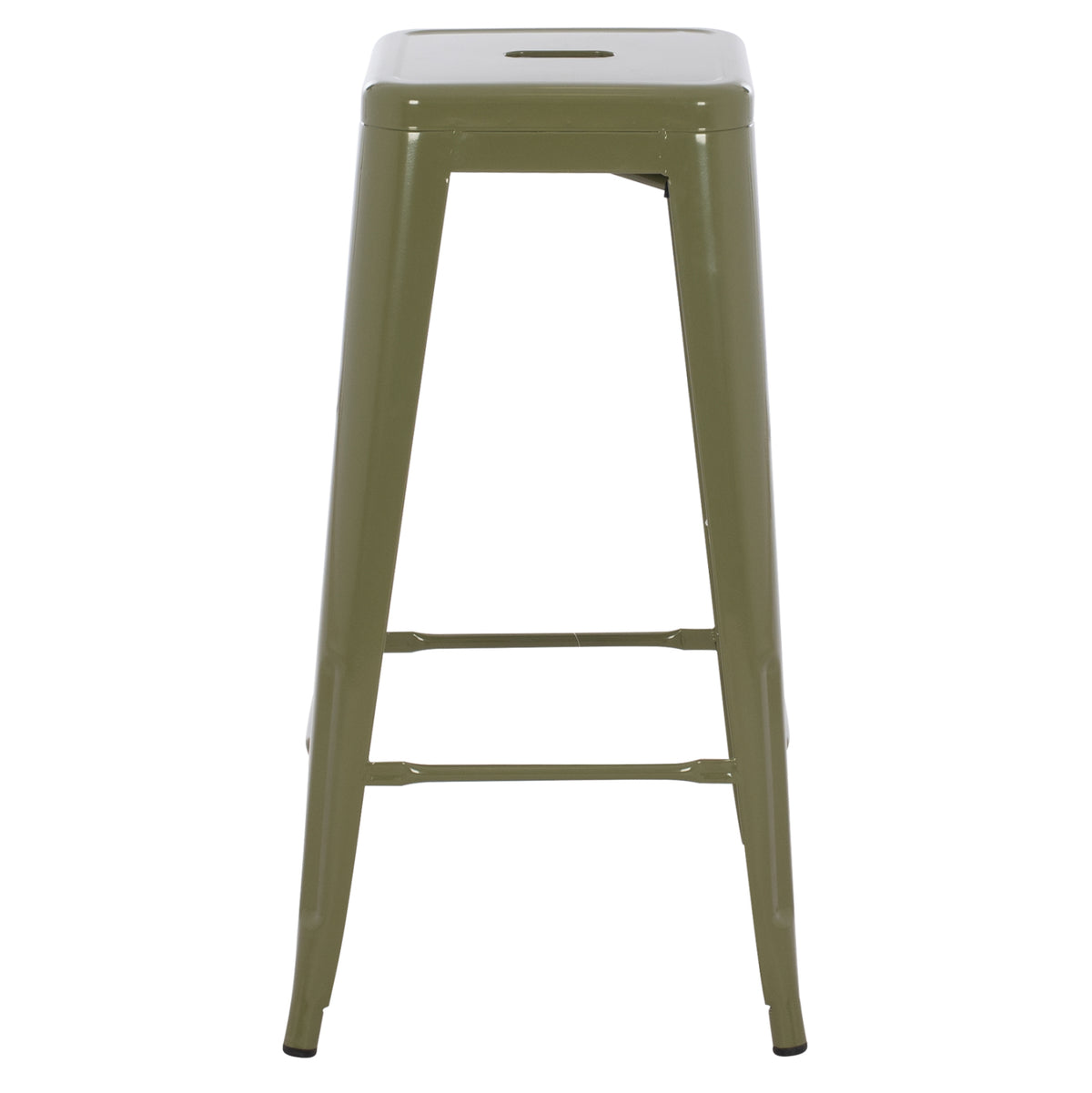 ΣΚΑΜΠΟ ΜΠΑΡ ΜΕΤΑΛΛΙΚΟ MELITA-PRO ΣΕ DARK OLIVE 43x43x78