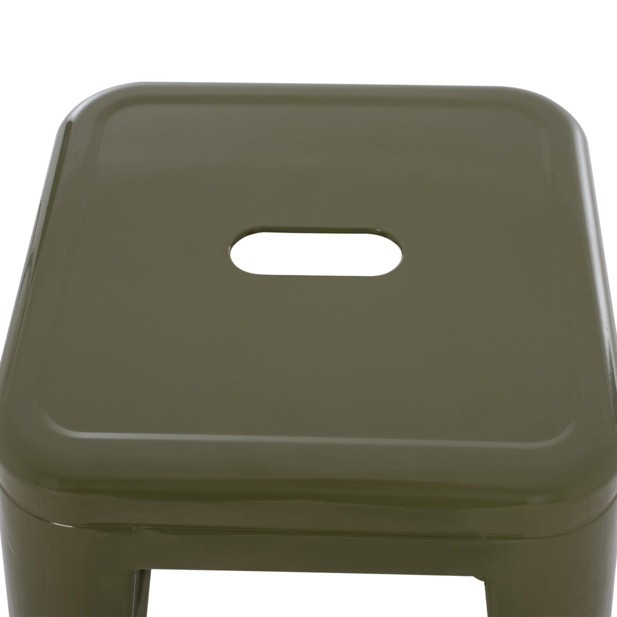 ΣΚΑΜΠΟ ΜΠΑΡ ΜΕΤΑΛΛΙΚΟ MELITA-PRO ΣΕ DARK OLIVE 43x43x78