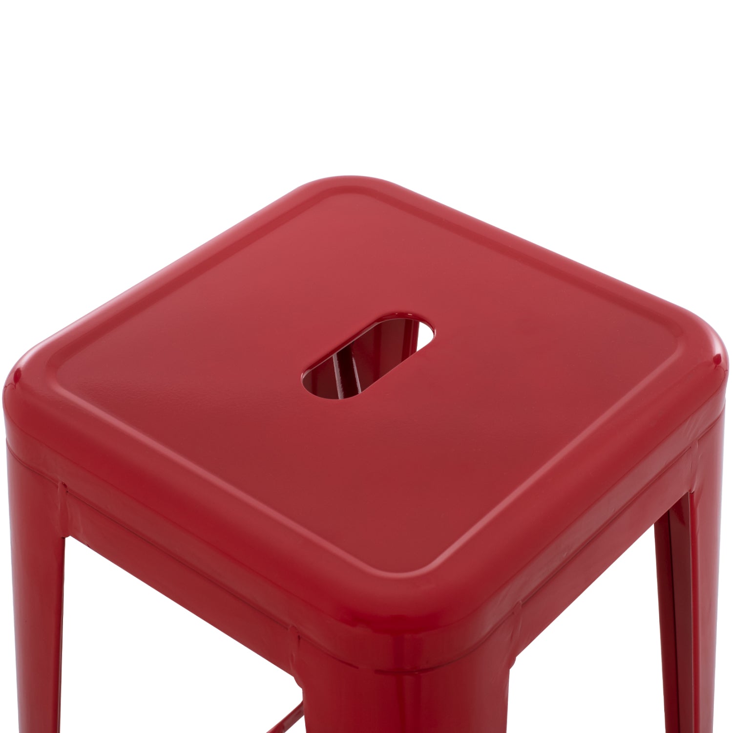 ΣΚΑΜΠΟ ΜΠΑΡ ΜΕΤΑΛΛΙΚΟ MELITA PRO ΣΕ ΚΟΚΚΙΝΟ 43x43x78