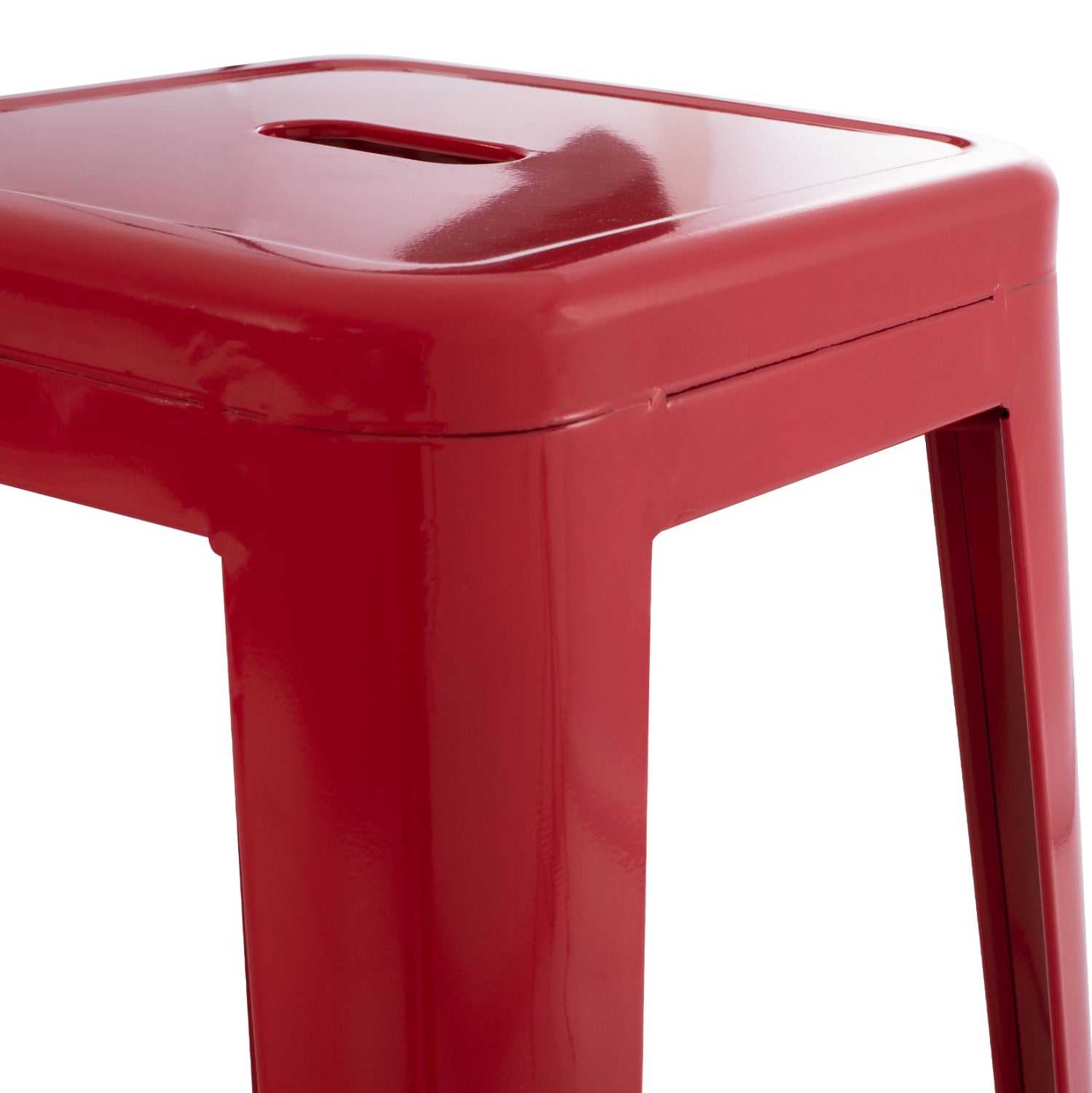 ΣΚΑΜΠΟ ΜΠΑΡ ΜΕΤΑΛΛΙΚΟ MELITA PRO ΣΕ ΚΟΚΚΙΝΟ 43x43x78