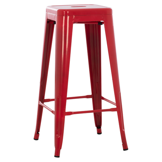 ΣΚΑΜΠΟ ΜΠΑΡ ΜΕΤΑΛΛΙΚΟ MELITA PRO ΣΕ ΚΟΚΚΙΝΟ 43x43x78