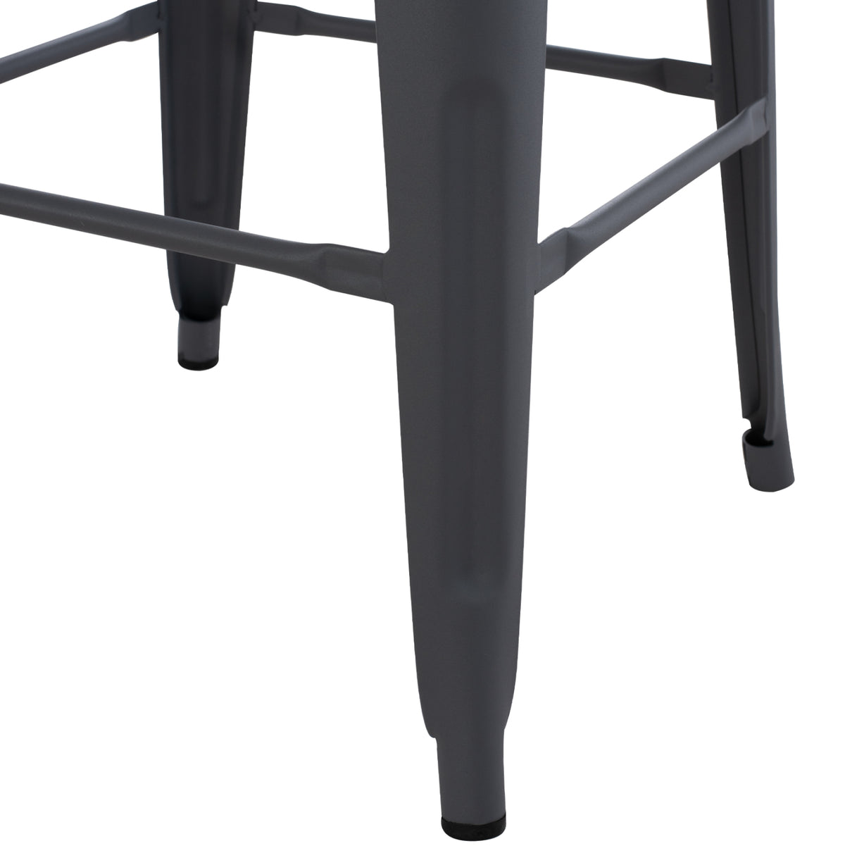 ΣΚΑΜΠΟ ΜΠΑΡ ΜΕΤΑΛΛΙΚΟ MELITA PRO ΣΕ ΓΚΡΙ 43x43x78