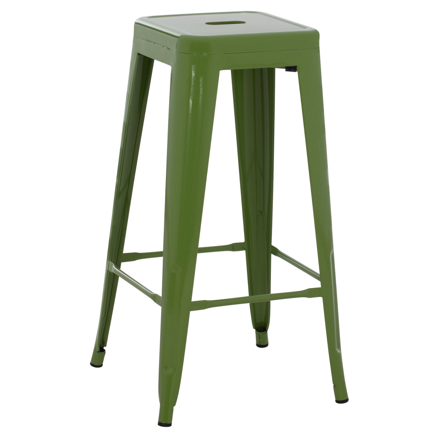 ΣΚΑΜΠΟ ΜΠΑΡ ΜΕΤΑΛΛΙΚΟ MELITA PRO ΣΕ LIGHT OLIVE GREEN 43x43x78