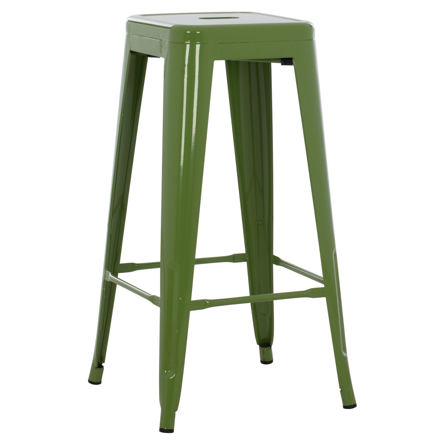 ΣΚΑΜΠΟ ΜΠΑΡ ΜΕΤΑΛΛΙΚΟ MELITA PRO ΣΕ LIGHT OLIVE GREEN 43x43x78