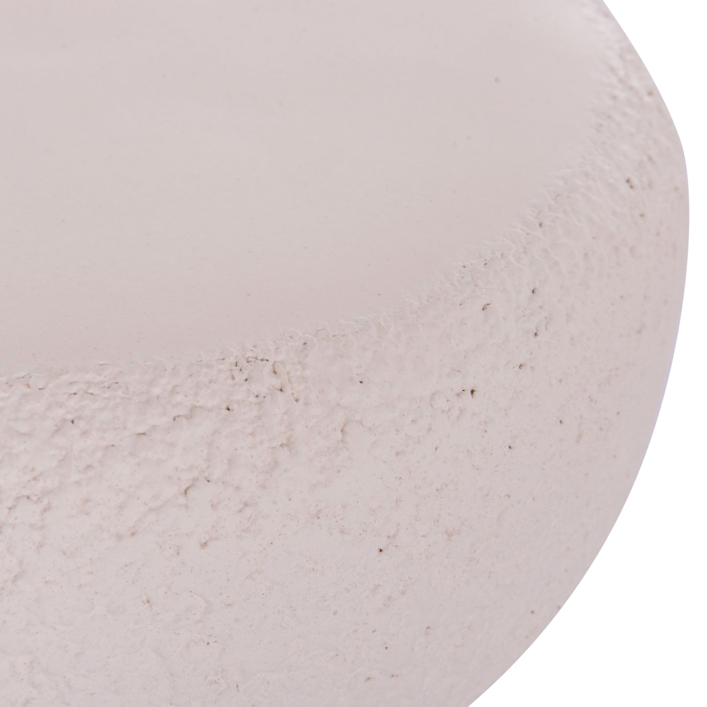 ΣΚΑΜΠΟ ΣΤΡΟΓΓΥΛΟ INTERON FIBER CEMENT ΣΕ ΛΕΥΚΟ Φ34x39