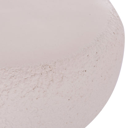 ΣΚΑΜΠΟ ΣΤΡΟΓΓΥΛΟ INTERON FIBER CEMENT ΣΕ ΛΕΥΚΟ Φ34x39