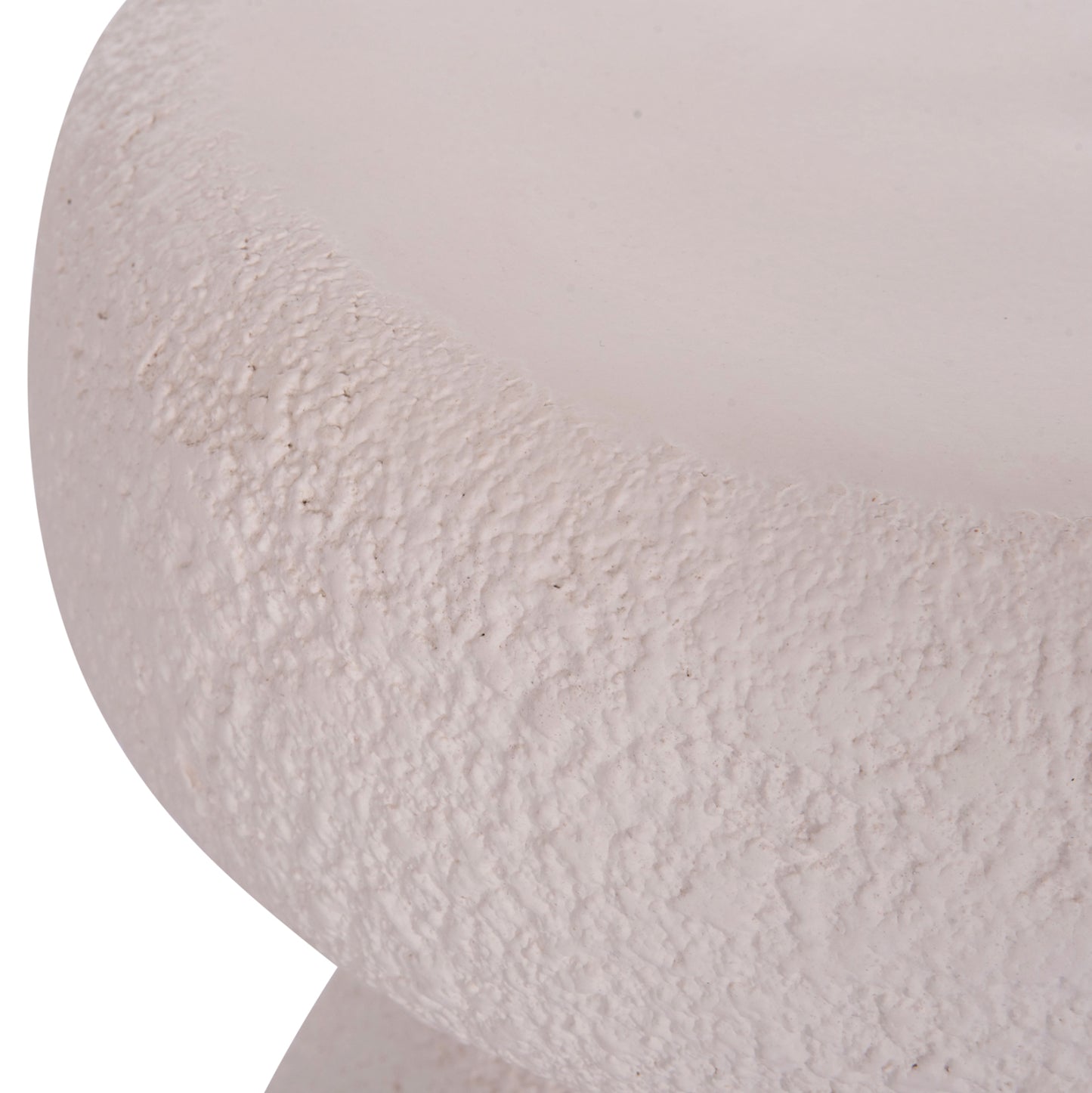 ΣΚΑΜΠΟ ΣΤΡΟΓΓΥΛΟ INTERON FIBER CEMENT ΣΕ ΛΕΥΚΟ Φ34x39