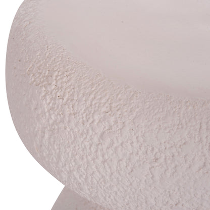 ΣΚΑΜΠΟ ΣΤΡΟΓΓΥΛΟ INTERON FIBER CEMENT ΣΕ ΛΕΥΚΟ Φ34x39