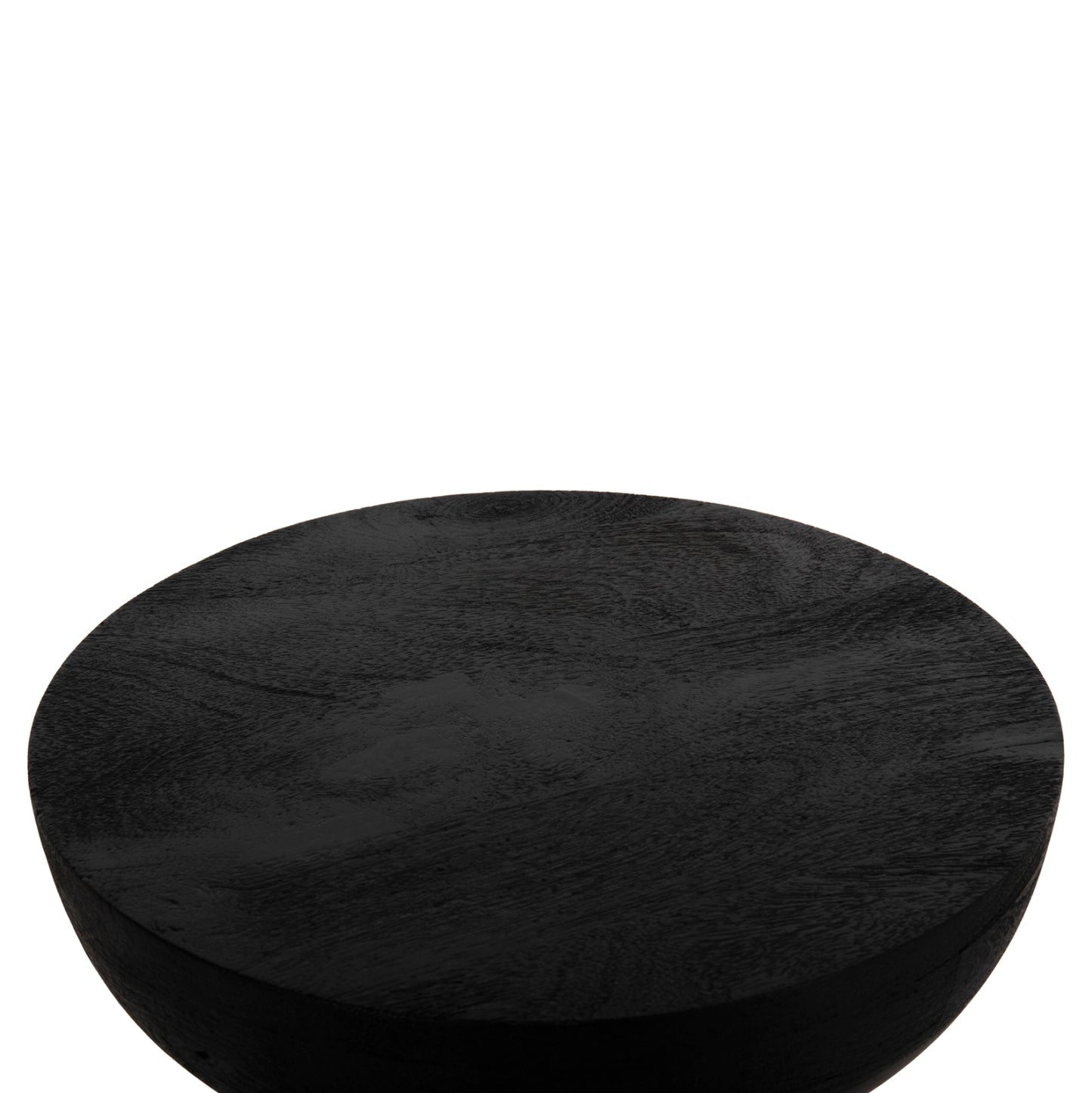 ΣΚΑΜΠΟ ΣΤΡΟΓΓΥΛΟ SCALLOP ΜΑΣΙΦ MANGO ΣΕ ΜΑΥΡΟ ΧΡΩΜΑ Φ35x45