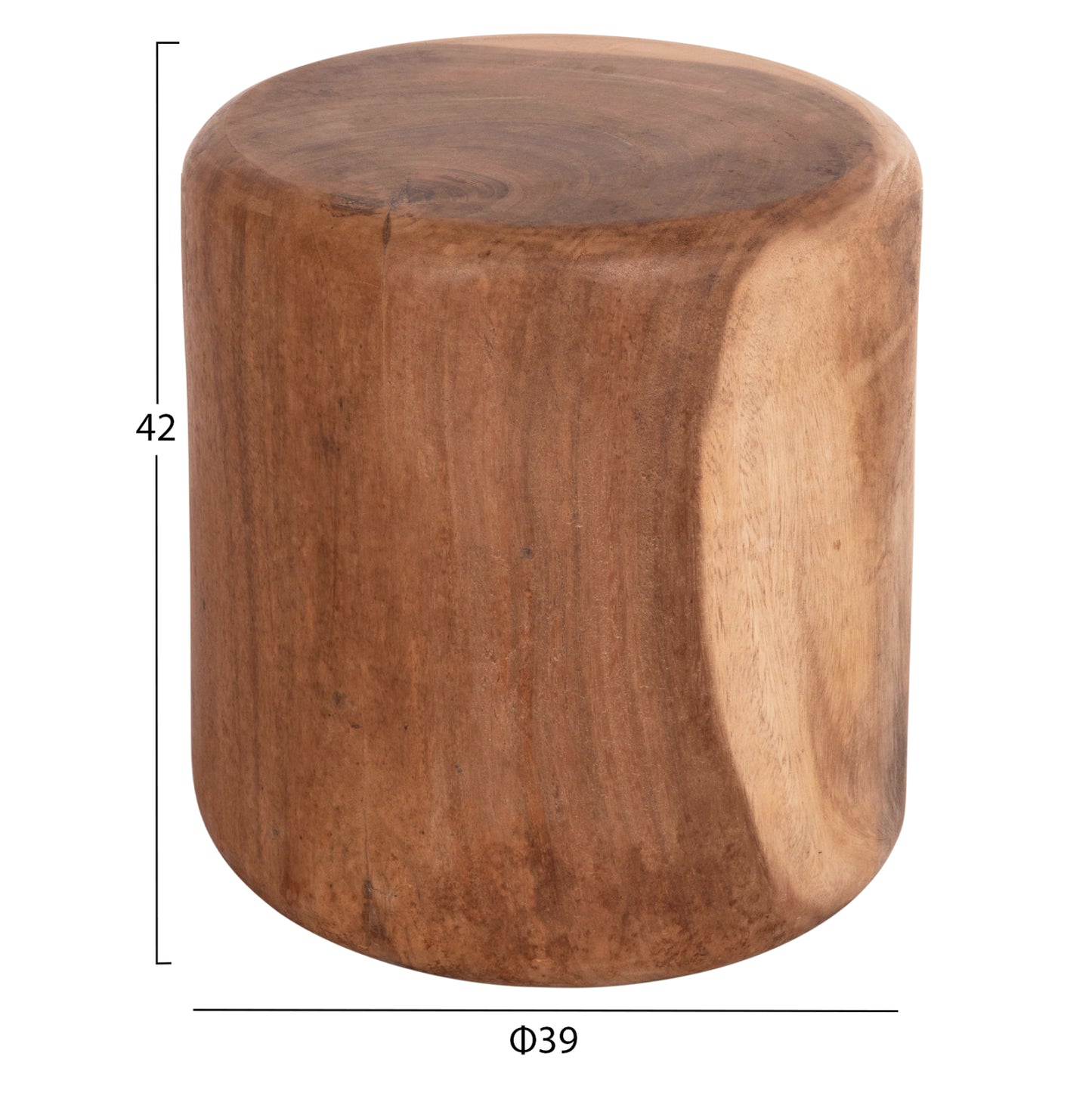 ΣΚΑΜΠΟ ΣΤΡΟΓΓΥΛΟ TOBI ΜΑΣΙΦ ΞΥΛΟ SUAR ΦΥΣΙΚΟ Φ39x42