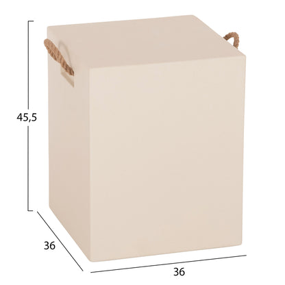 ΣΚΑΜΠΟ ΤΕΤΡΑΓΩΝΟ FIBER CEMENT ΜΕ ΧΕΡΟΥΛΙΑ ZAK ΣΕ ΜΠΕΖ 36x36x45,5
