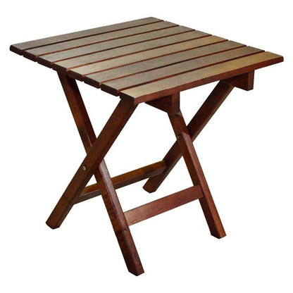 STOOL-SIDE TABLE WALNUT POLISH 402 KOLI FOLDING 40x40x45