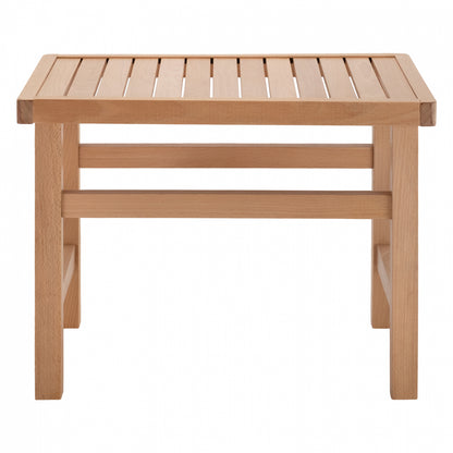 SUN LOUNGER STOOL/SIDE TABLE KOLI NATURAL IMPREGNATED 60x40x45