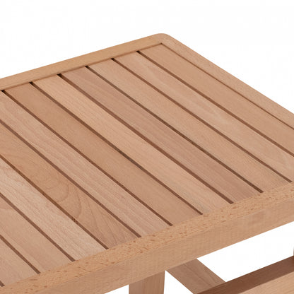 SUN LOUNGER STOOL/SIDE TABLE KOLI NATURAL IMPREGNATED 60x40x45