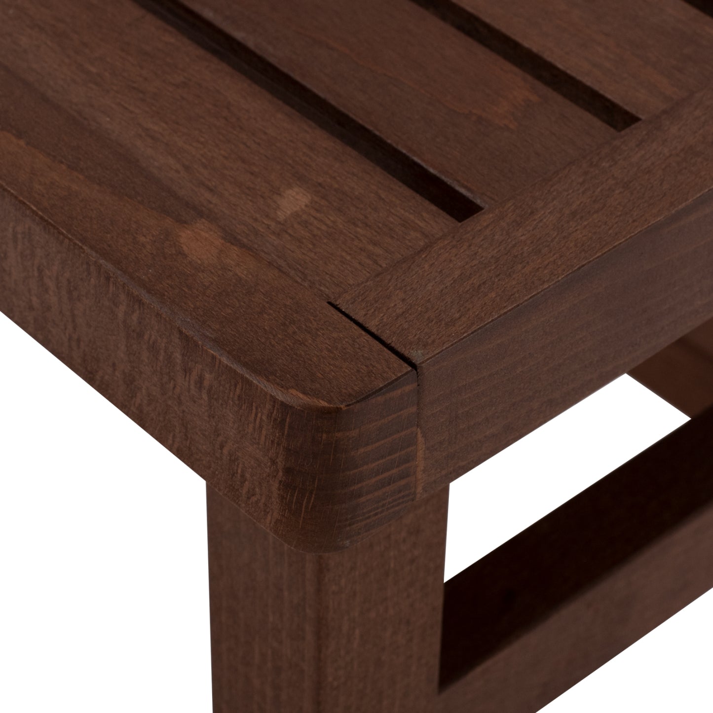 KOLI IMPREGNATED WALNUT STOOL-SIDE TABLE 40x40x45
