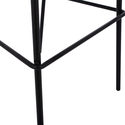VINCENT STOOL VELVET BLACK METAL FRAME 56,5x47x106