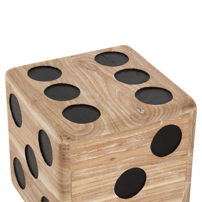 ΣΚΑΜΠΟ ΖΑΡΙ ΞΥΛΟ ΤΕΑΚ ΣΕ WHITE WASH ΧΡΩΜΑ 40x40x40