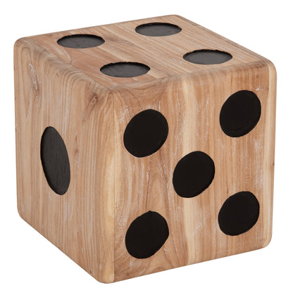 ΣΚΑΜΠΟ ΖΑΡΙ ΞΥΛΟ ΤΕΑΚ ΣΕ WHITE WASH ΧΡΩΜΑ 40x40x40