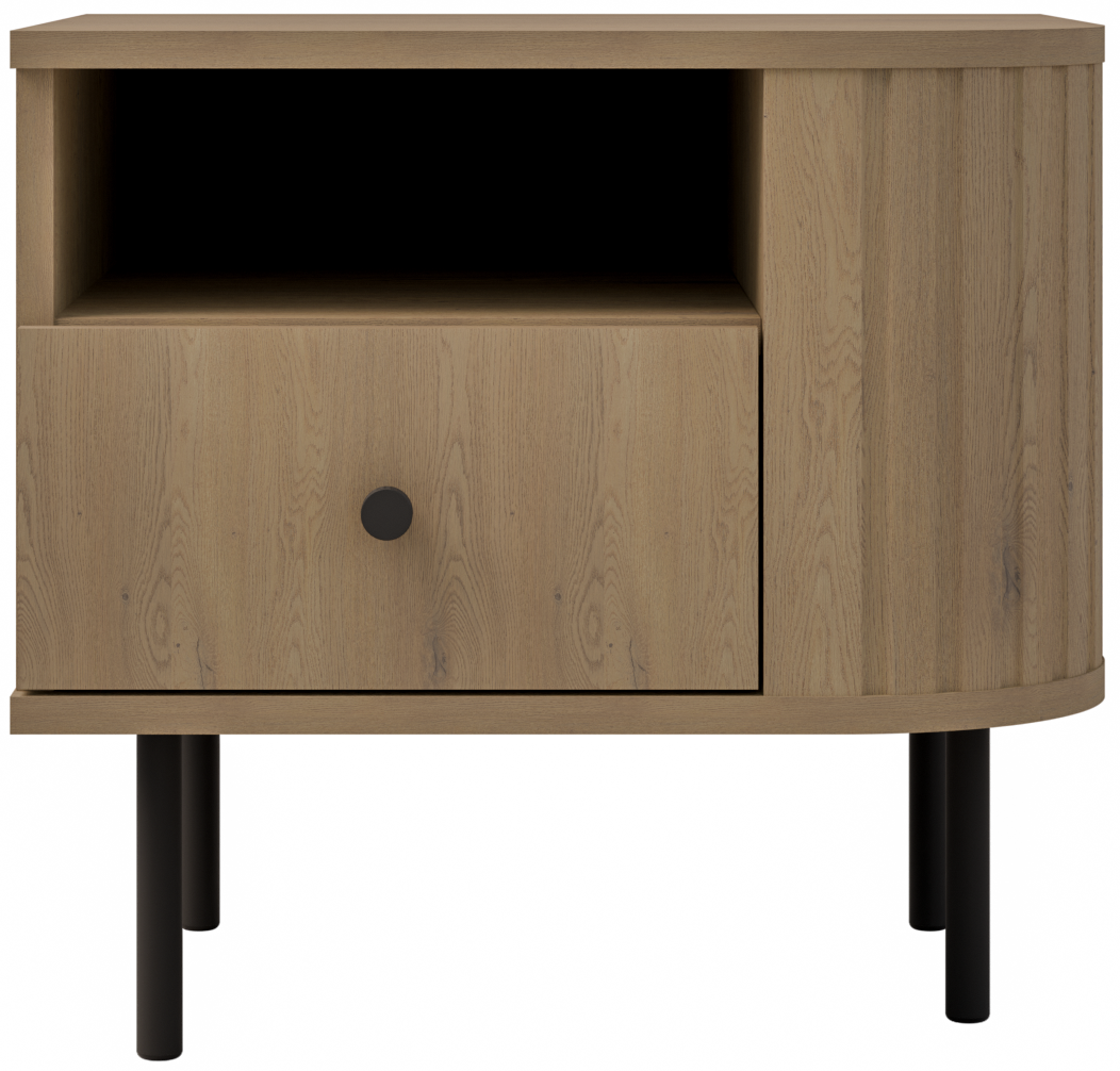 Κομοδίνο Ovelia Δεξιά Φυσικό 48x41.5x45