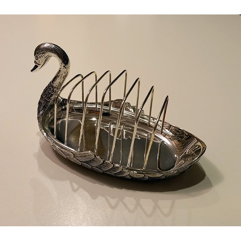 Επάργυρος Κύκνος για Σουβέρ & Χαρτοπετσετοθήκη 14εκ