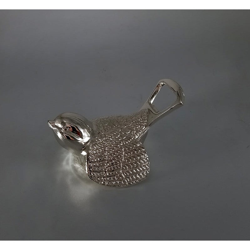 Ανοιχτήρι για Κρασί & Σαμπάνια Επάργυρο Σπουργίτι 8εκ