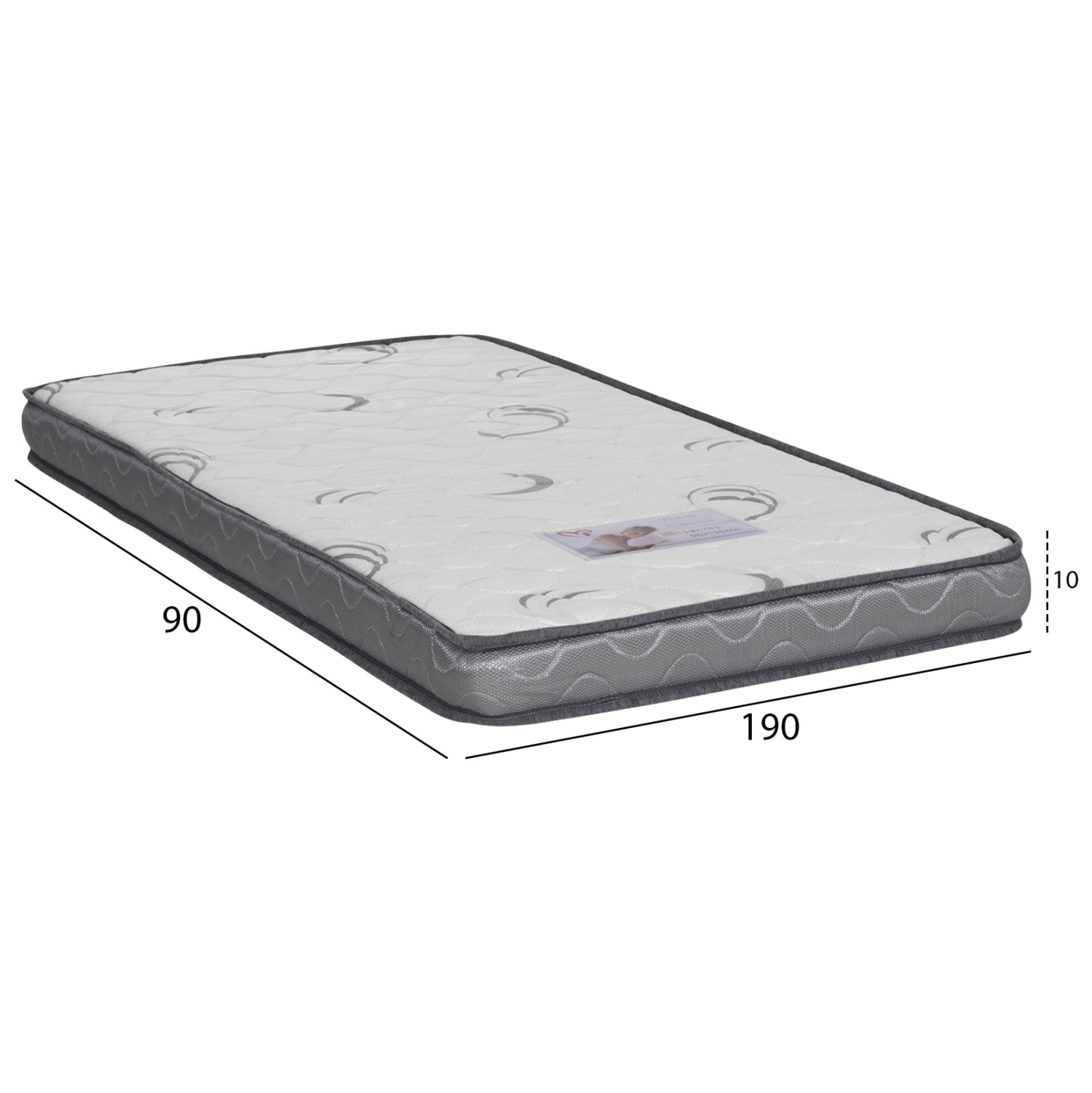 ΣΤΡΩΜΑ ΑΦΡΟΥ TRICO ΛΕΥΚΟ ROLL PACKING 90x190x10