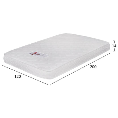 ΣΤΡΩΜΑ ΑΦΡΟΥ ΧΩΡΙΣ ΕΛΑΤΗΡΙΑ JORDY ROLL PACKING ΛΕΥΚΟ 120x200x15