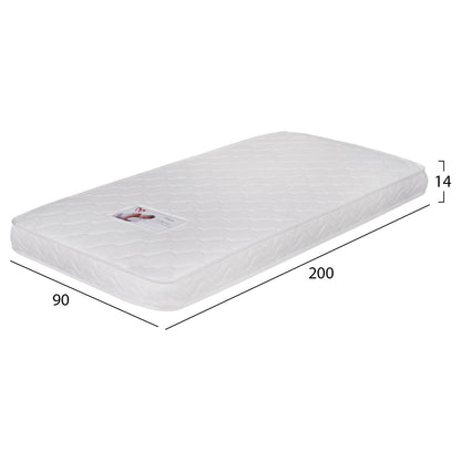 ΣΤΡΩΜΑ ΑΦΡΟΥ ΧΩΡΙΣ ΕΛΑΤΗΡΙΑ JORDY ROLL PACKING ΛΕΥΚΟ 90X200x15