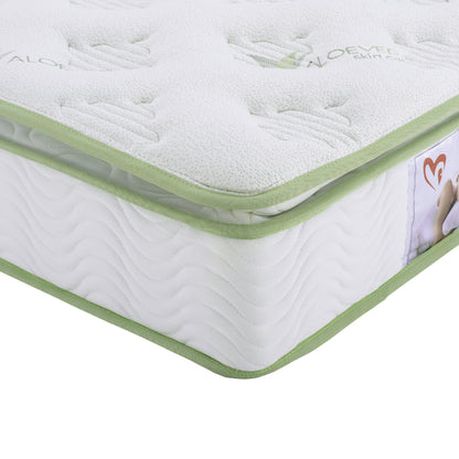 ΣΤΡΩΜΑ CONTINUOUS SPRING ΜΕ ΑΝΩΣΤΡΩΜΑ ALOE VERA ΜΟΝΗΣ ΟΨΗΣ 90x190εκ