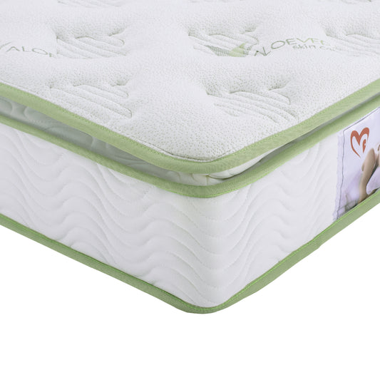 ΣΤΡΩΜΑ CONTINUOUS SPRING ΜΕ ΑΝΩΣΤΡΩΜΑ ALOE VERA ΜΟΝΗΣ ΟΨΗΣ 90x190εκ