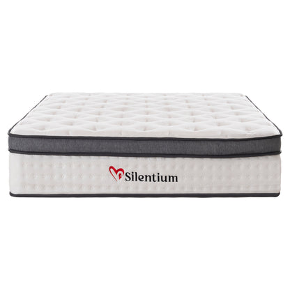 ΣΤΡΩΜΑ ΔΙΠΛΟ SILENTIUM POCKET SPRINGS ΛΕΥΚΟ 140x200x30