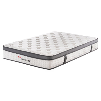 ΣΤΡΩΜΑ ΔΙΠΛΟ SILENTIUM POCKET SPRINGS ΛΕΥΚΟ 140x200x30
