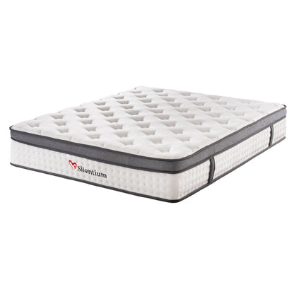 ΣΤΡΩΜΑ ΔΙΠΛΟ SILENTIUM POCKET SPRINGS ΛΕΥΚΟ 150x200x30