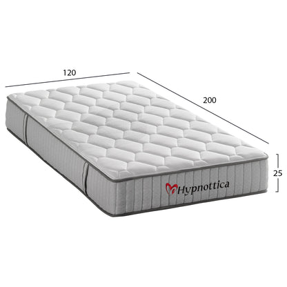 ΣΤΡΩΜΑ ΗΜΙΔΙΠΛΟ HYPNOTTICA POCKET SPRINGS ΛΕΥΚΟ 120x200x25