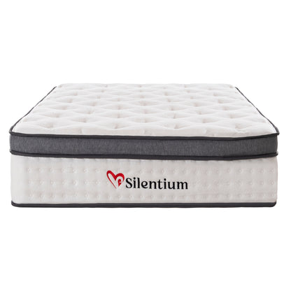 SEMI-DOUBLE MATTRESS SILENTIUM POCKET SPRINGS WHITE 120x200x30