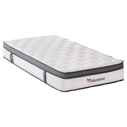 SEMI-DOUBLE MATTRESS SILENTIUM POCKET SPRINGS WHITE 120x200x30