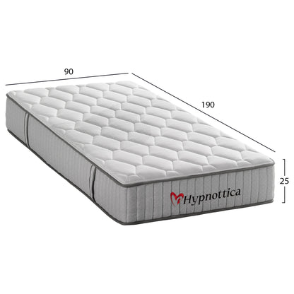 ΣΤΡΩΜΑ ΜΟΝΟ HYPNOTTICA POCKET SPRINGS ΛΕΥΚΟ 90x190x25