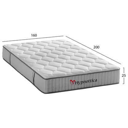 ΣΤΡΩΜΑ ΔΙΠΛΟ HYPNOTTICA POCKET SPRINGS ΛΕΥΚΟ 160x200x25