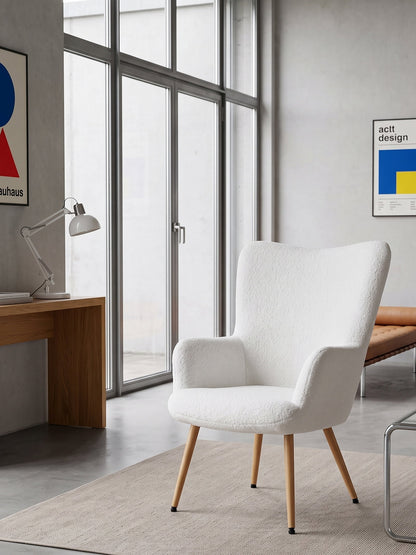 Πολυθρόνα Lunelle Λευκό 71x80x95