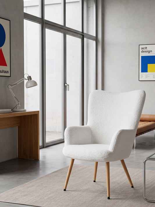 Πολυθρόνα Lunelle Λευκό 71x80x95