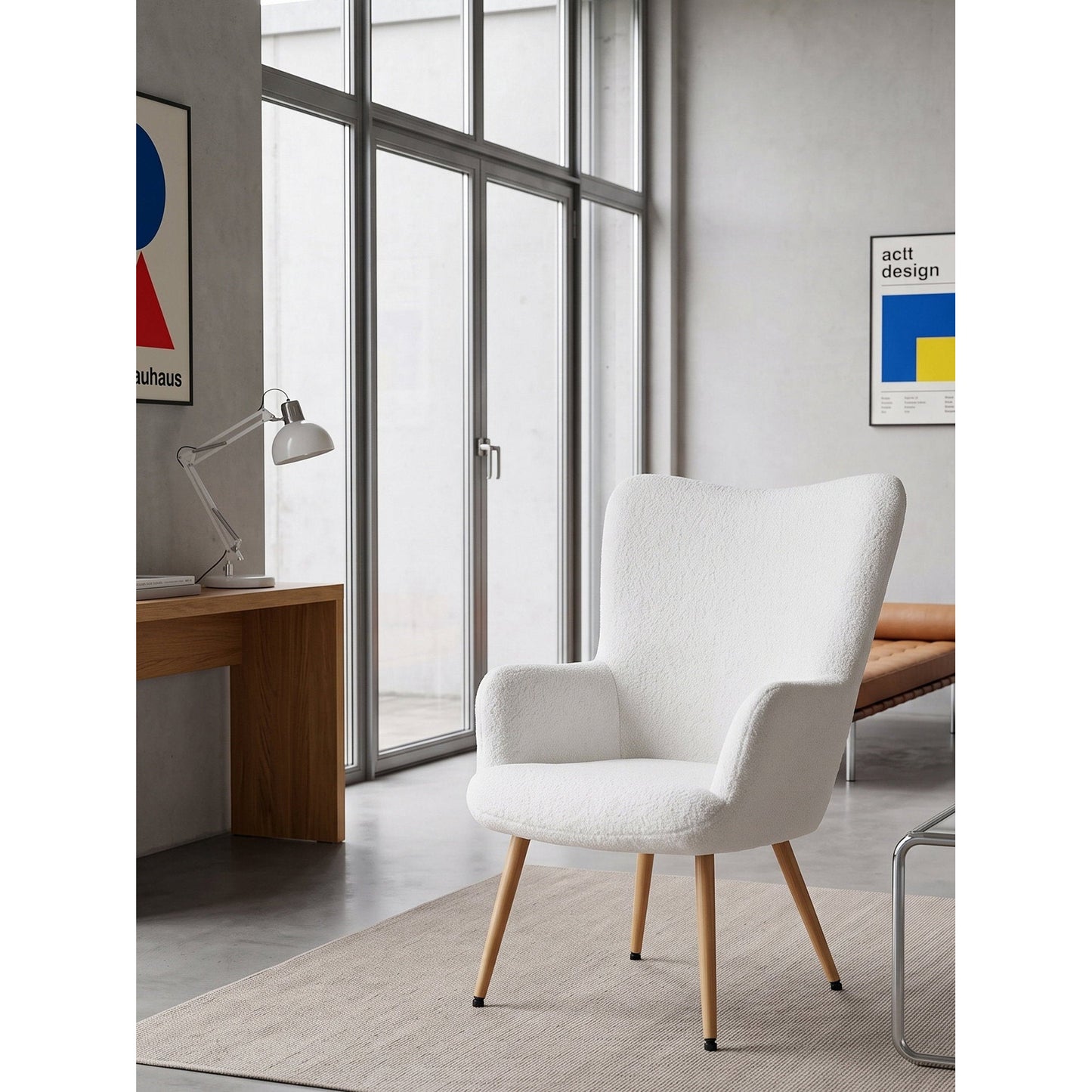 Πολυθρόνα Lunelle Λευκό 71x80x95