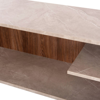ΣΥΝΘΕΤΟ ΤΗΛΕΟΡΑΣΗΣ EDELIE ΜΕΛΑΜΙΝΗ ΓΚΡΙ STONE TEXTURE ΦΥΣΙΚΟ 150x29,5x120