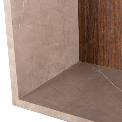 ΣΥΝΘΕΤΟ ΤΗΛΕΟΡΑΣΗΣ EDELIE ΜΕΛΑΜΙΝΗ ΓΚΡΙ STONE TEXTURE ΦΥΣΙΚΟ 150x29,5x120
