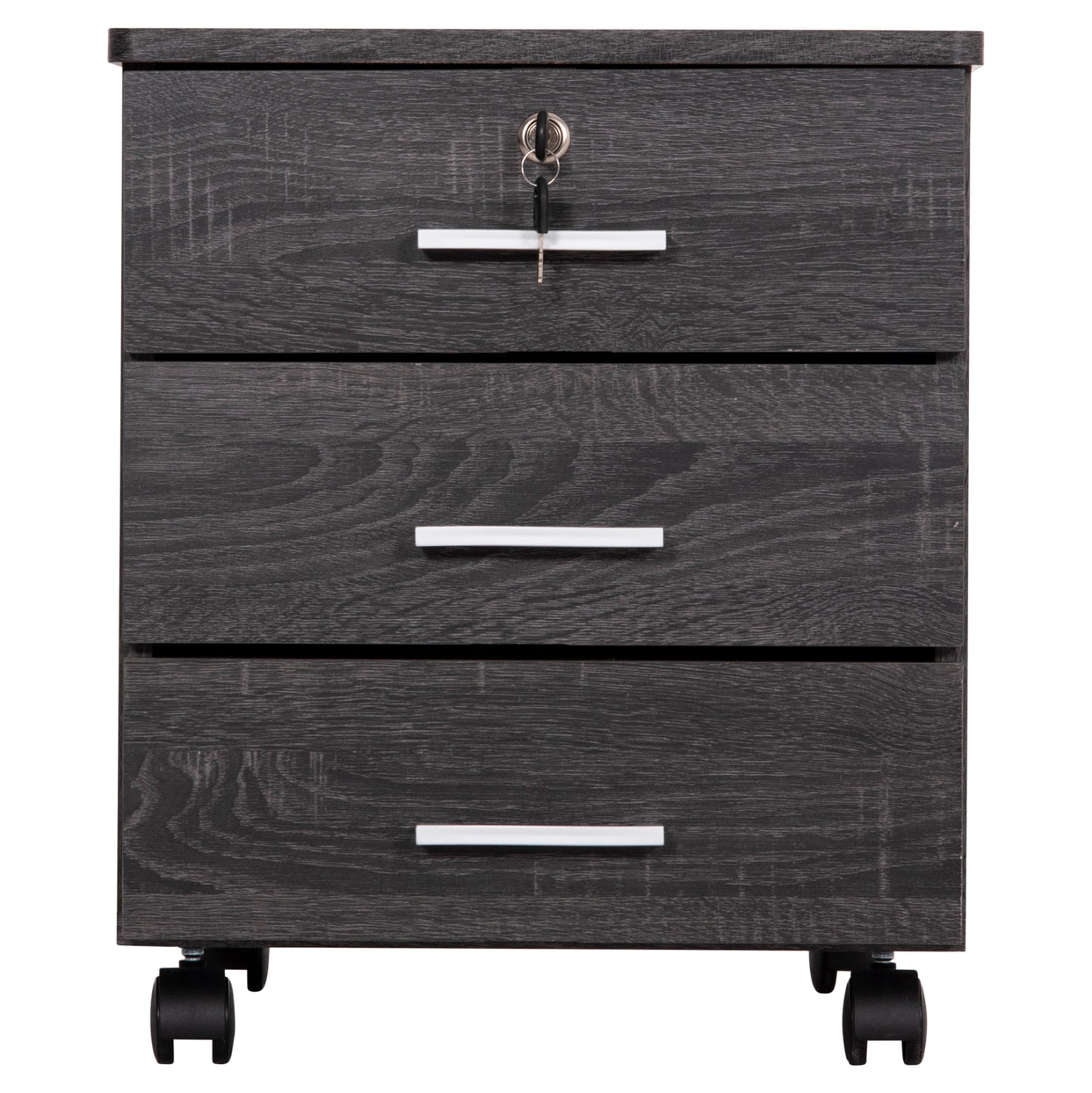 HAYDEN OFFICE DRAWER UNIT IN CHARCOAL 39.5x40x46.5